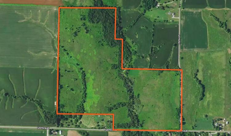 Mercer County, Illinois 109.5 Acres of Land For Sale
