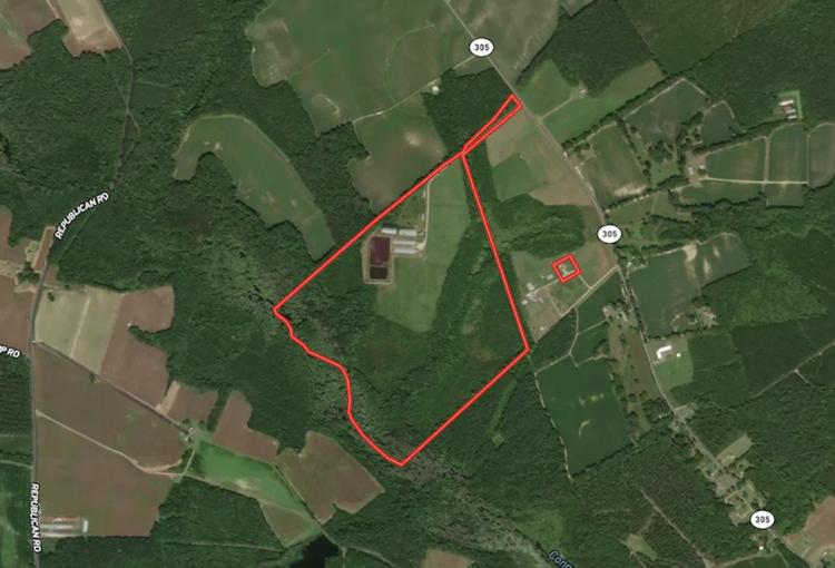 120 acre Hog farm / Hunting and Residential Land For Sale in Bertie County NC!