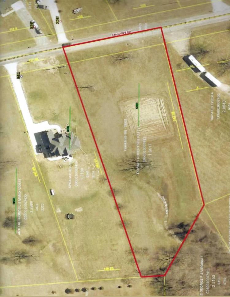 1.66 Acres at 1650 Standpipe Road