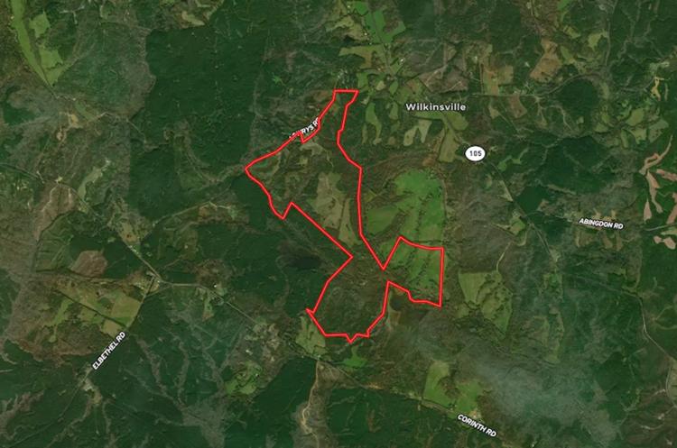 UNDER CONTRACT!!  579.85 Acres of Hunting and Farm Land for Sale in Cherokee County SC!  (PROPERTY #2)