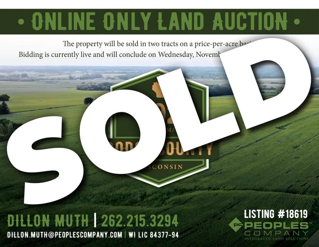 Listing #18619 - 192.00 acres in Dodge County, WI