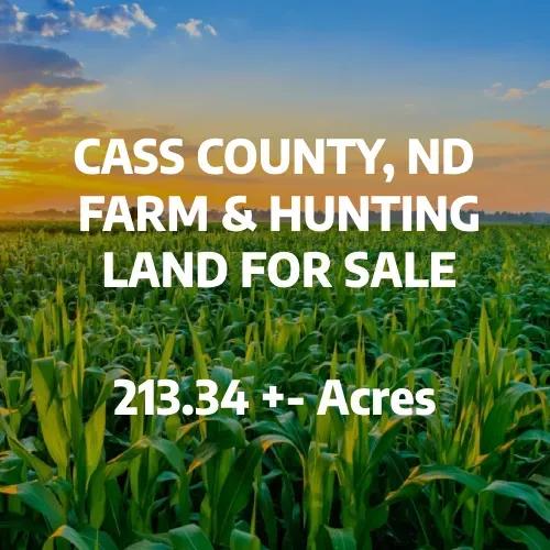 Cass County Farm Land & Hunting Land For Sale