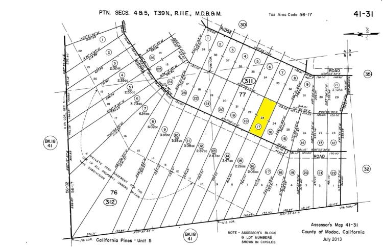 .94 Acre Parcel in California Pines Modoc County, California $3299.00 - L209850-1