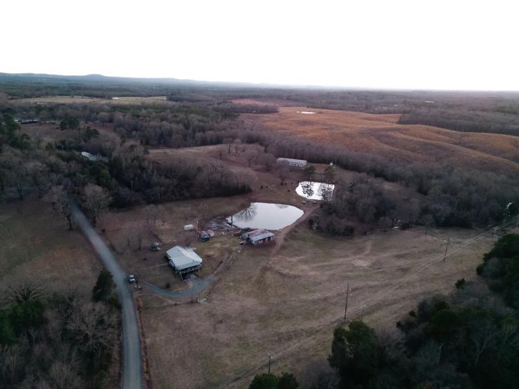 31 Acres with a Home & Barndominium in Polk County, AR