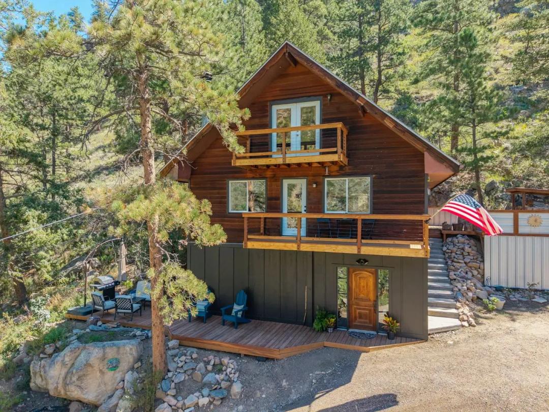 Canyon Home Backing To National Forest