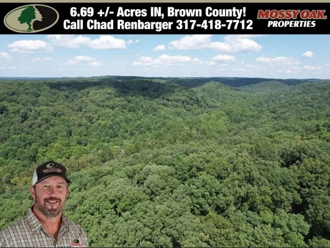 6.69 Acres Brown County, Borders Yellowwood State Forest