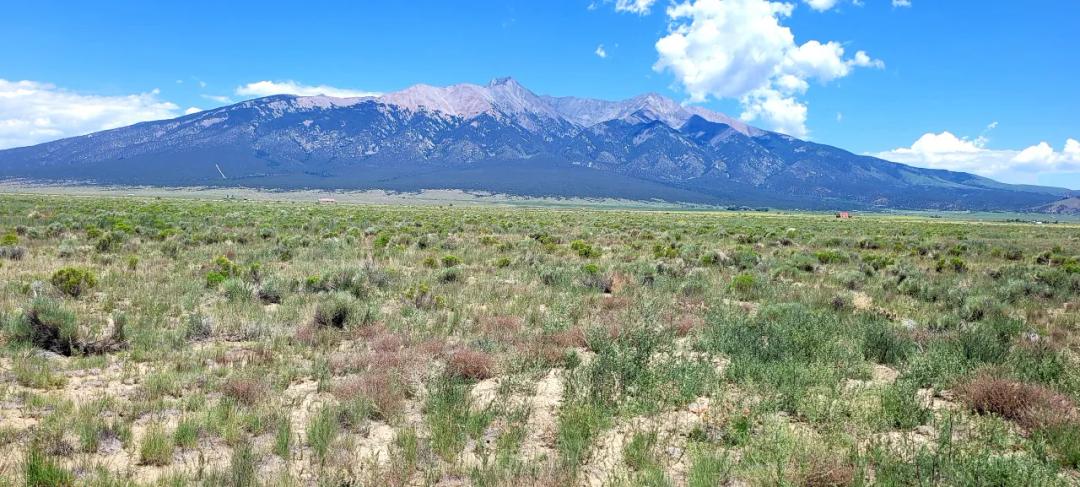 Scenic San Luis Valley Colorado . Mountain Views.  Camp RV Build
