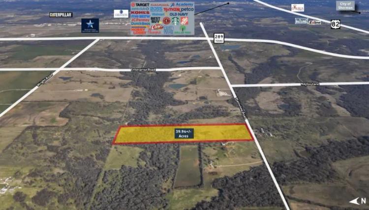 39.94+/- Acre Tract  Sherman ETJ