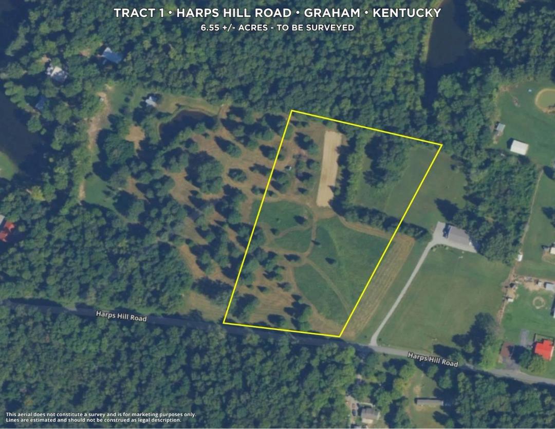 Beautiful 6.55 +/- Acre Land Tract in Graham, Kentucky