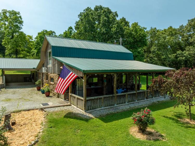 2400 +/- Sq Ft Home, 25 +/- Acres, Fenced, Creek, Barns, Franklin, Arkansas