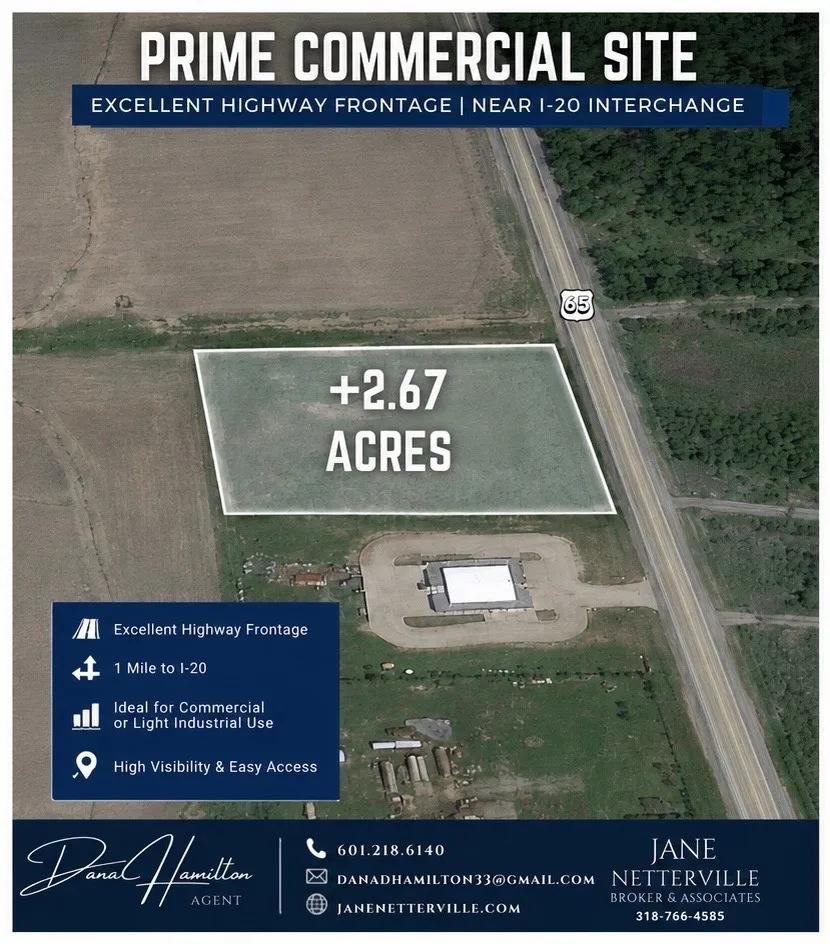 Prime Highway Frontage Opportunity Near I-20 in Tallulah, LA