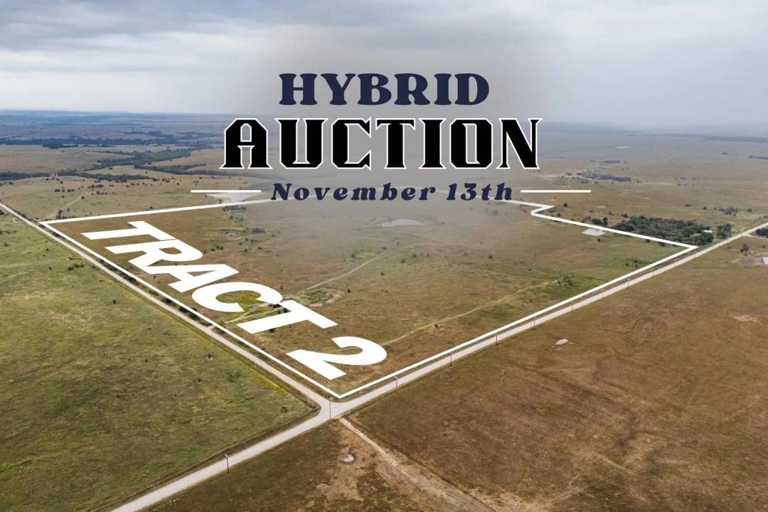 Tract 2: Greenwood County KS Grass Auction!