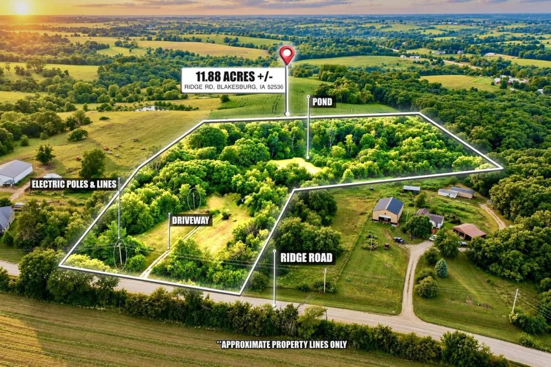 Listing #19851 - 11.88 acres in Wapello County, IA