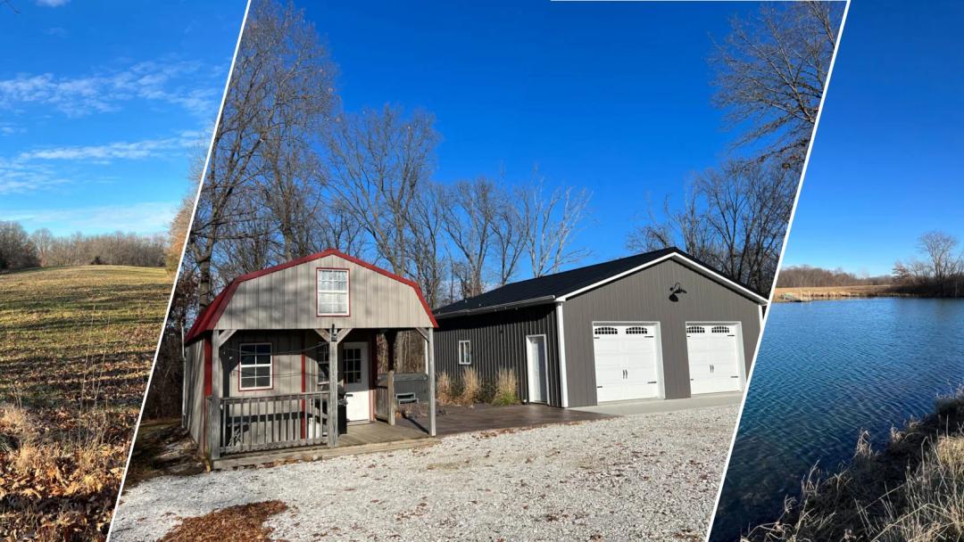 Brown County, Illinois 203 Acres With Cabin For Sale(SALE PENDING)