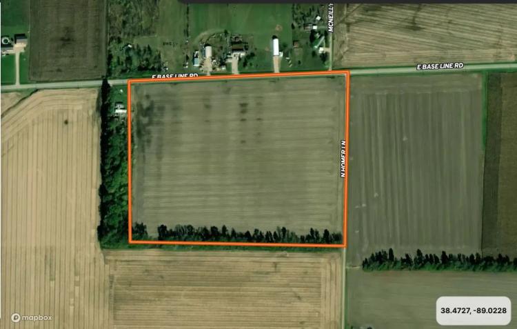 60 tillable acres in Centralia, IL.