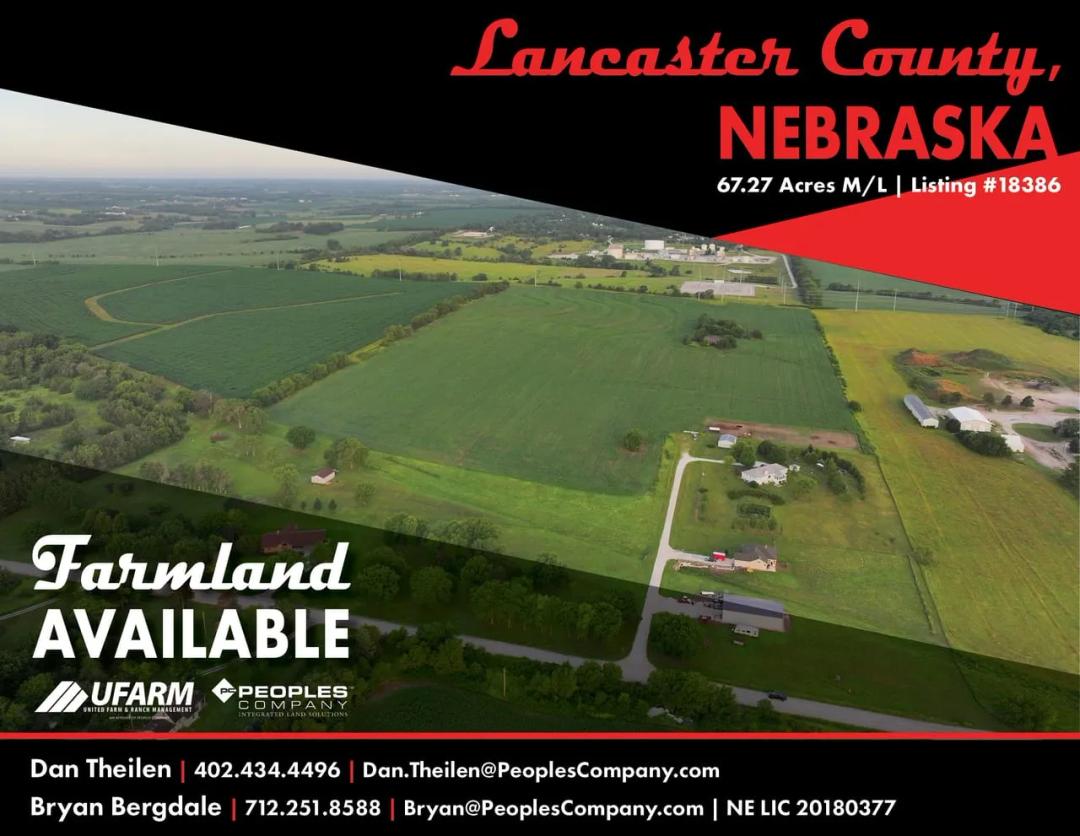 Listing #18386 - 67.27 acres in Lancaster County, NE