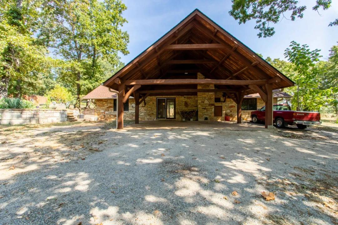 Timberframe Home & Horse Property in Highland, Arkansas on 8 Acres
