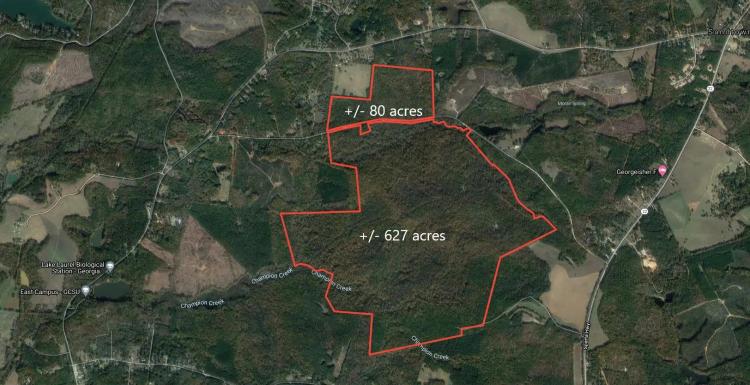 700+ Acres Adjacent to Milledgeville, GA  