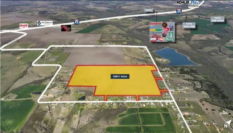 160+/- Acre Investment/Development Site in Ferris, TX