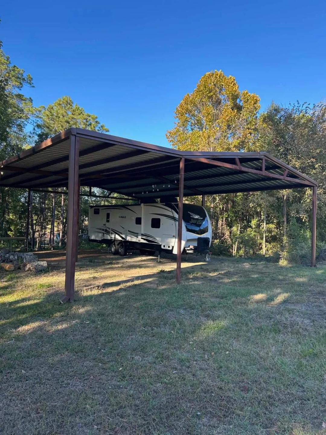 Unrestricted Water View Lot on Negreet Creek with RV Cover