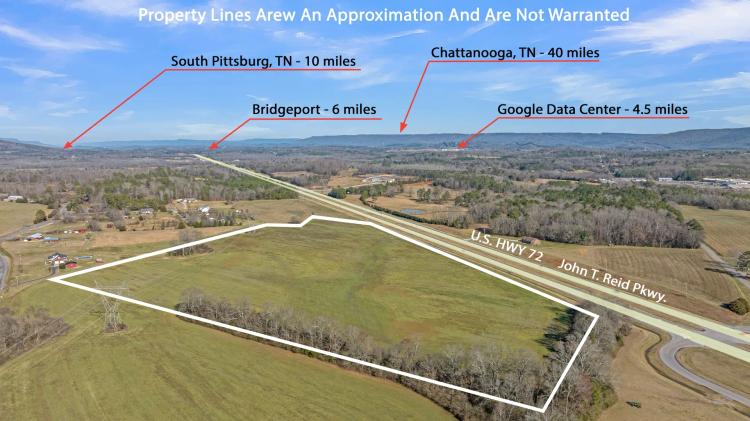 Prime 33-acre property with 1,460 Feet on Hwy 72