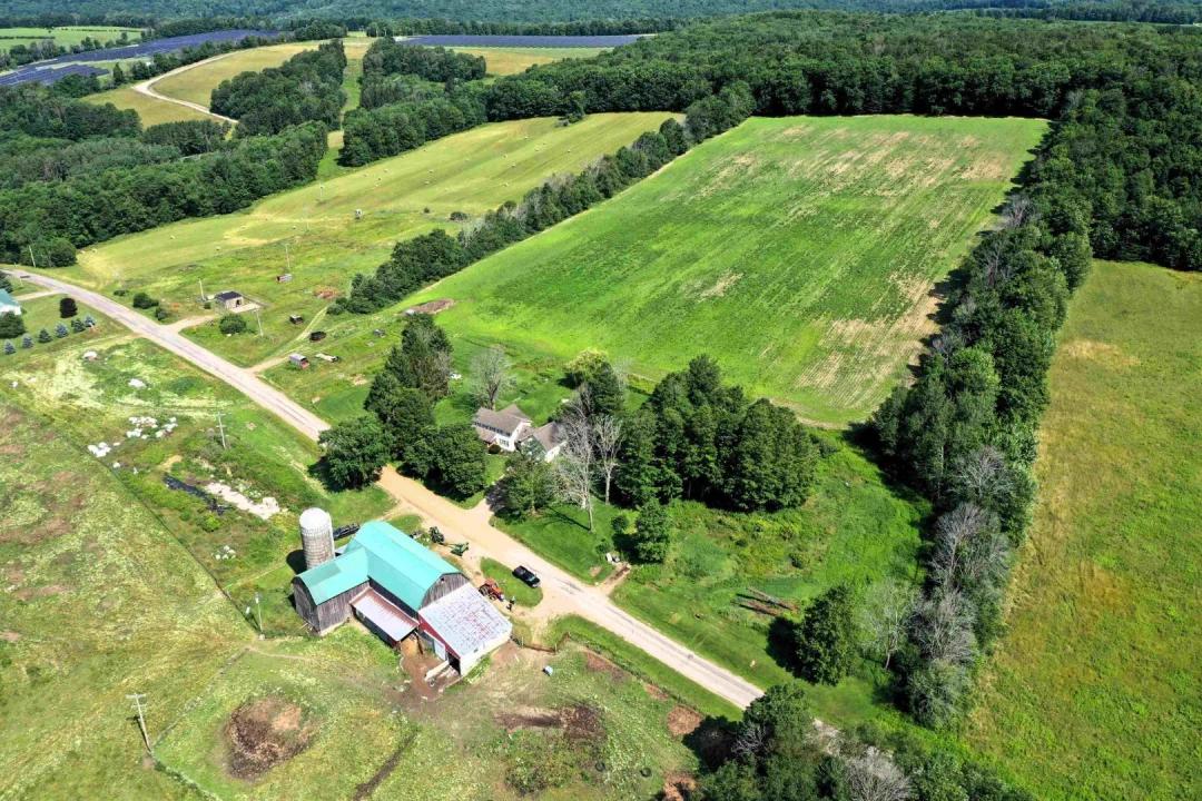 122 acre Dairy Farm with Large Home, Barn, Farmland, and Stream in Independence NY 1406 Hallsport Independence Rd