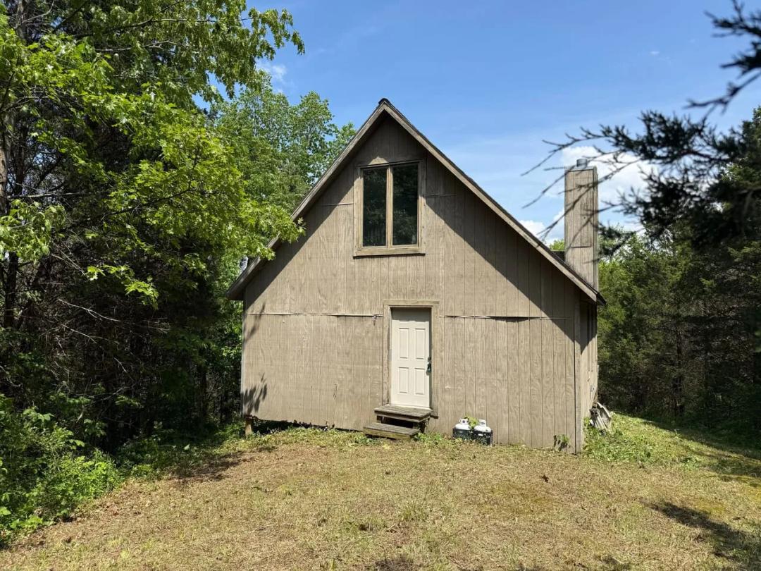 Hunting property with off grid cabin