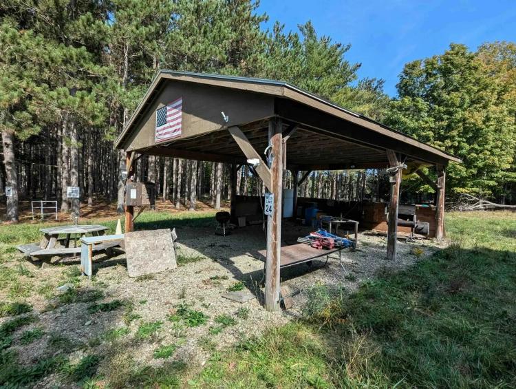 85 acres Hunting and Recreational Land with Pavilion and Camping Site in Dansville NY Stage Rd