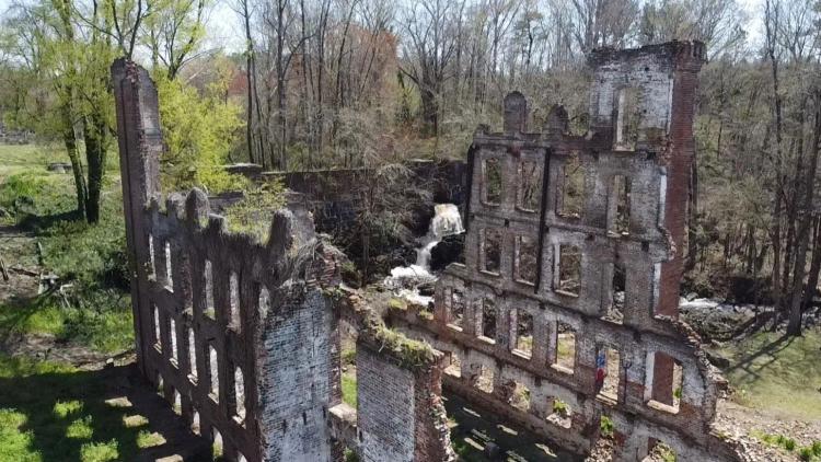 Historic Site of the Former Great Falls Mill, Rockingham NC