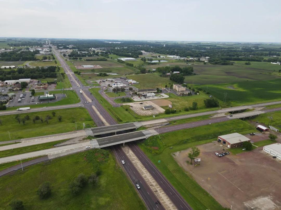 I-90 and State St in Fairmont