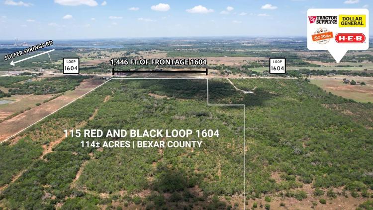 115 Red and Black Loop 1604
