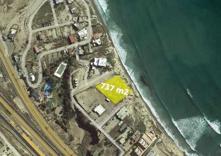 Land For Sale in Front of the Sea, Baja del Mar, Rosarito, 0.18 Acres