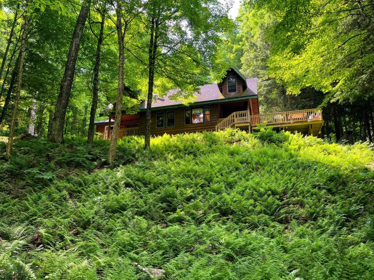 7 acre Riverfront Off Grid Cabin Parishville NY