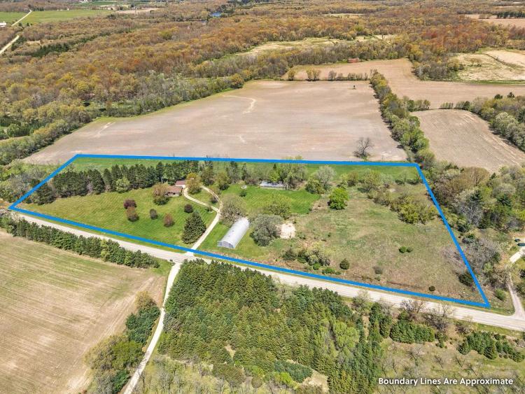 Rural Portage Ranch Home with Outbuildings