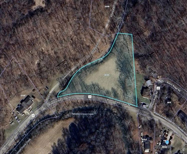 1 Acre Along Middle Grave Creek Rd. Moundsville, WV