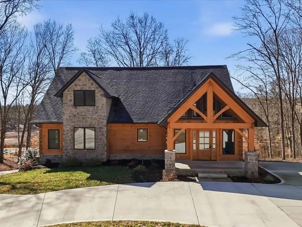 New Construction in Rutledge:  Rustic Craftsman with Timber Frame Accents