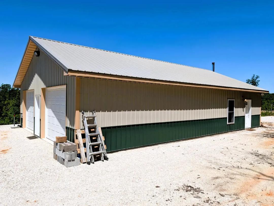 45 Acres of Recreational Land in Gravois Mills, MO for Sale - Garage & Living Quarters!
