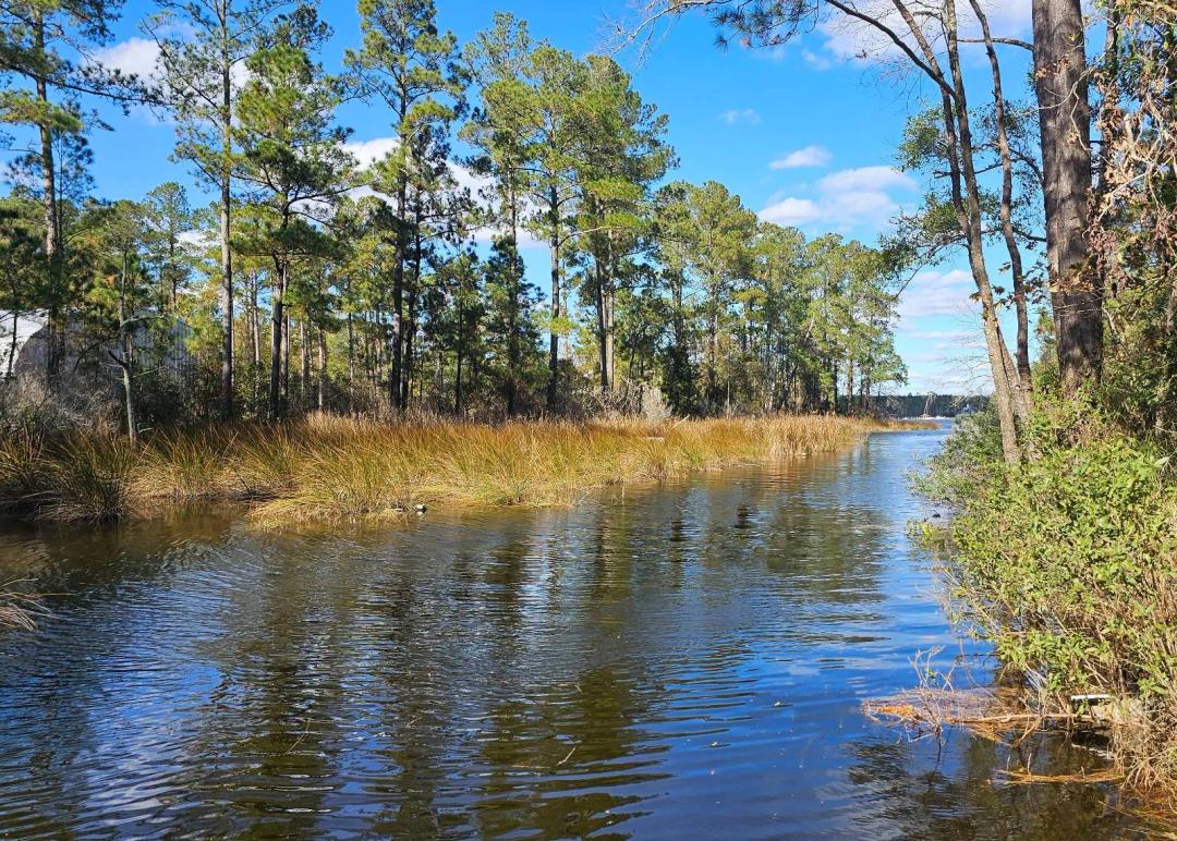 Unrestricted waterfront lot on creek!