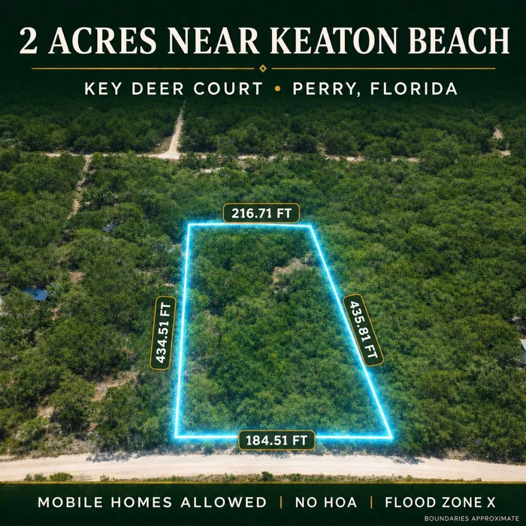 2-Acre Homesite Near Keaton Beach - No HOA!