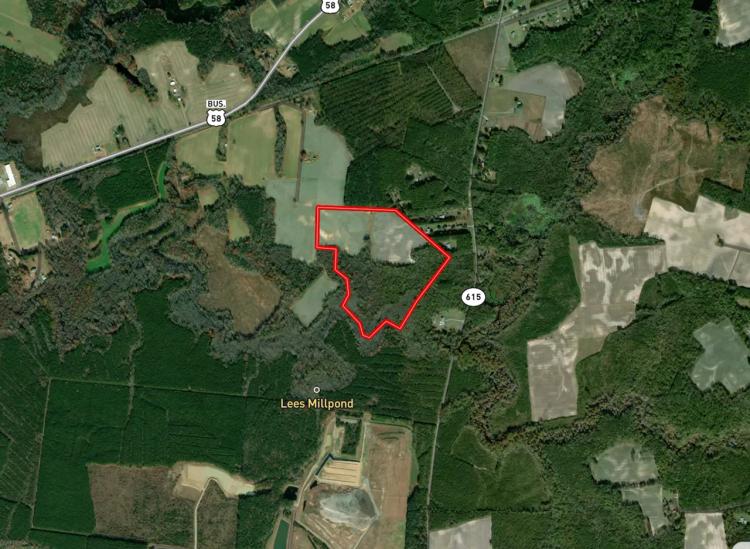 71 acres of Farm and Timber Land For Sale in Isle of Wight County VA!