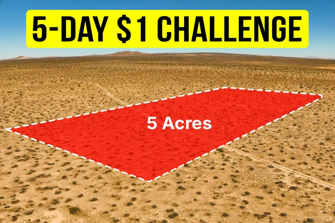 Own A 5-Acre No HOA Lot In CA, Manufactured Homes Allowed - $1 Down