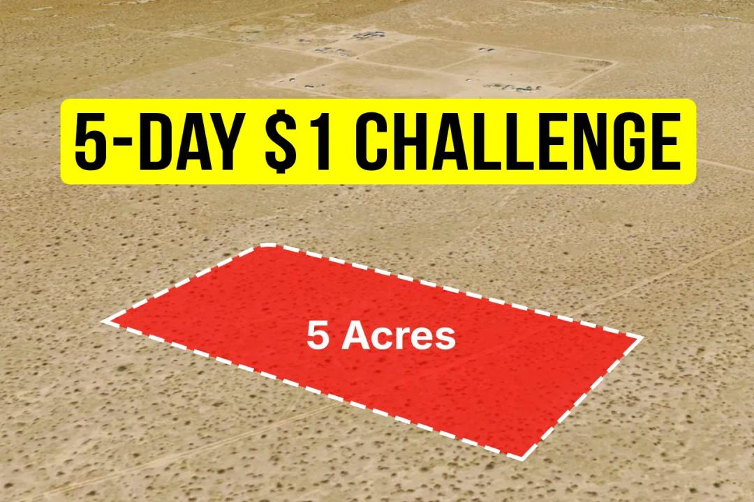 Own A 5-Acre No HOA Lot In CA, Manufactured Homes Allowed - $1 Down