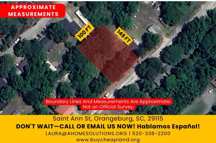 Build Your Dream Home in the Heart of Orangeburg – 0.34-Acre Lot in the Heart of Orangeburg
