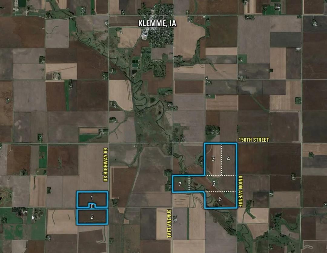 Listing #17847 - 557.00 acres in Hancock County, IA