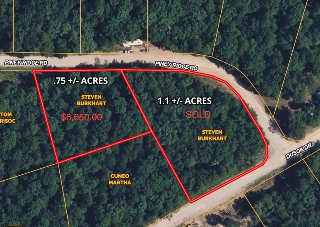 Wooded Lot Available in Deer Run Park, Evening Shade, Arkansas, Sharp County