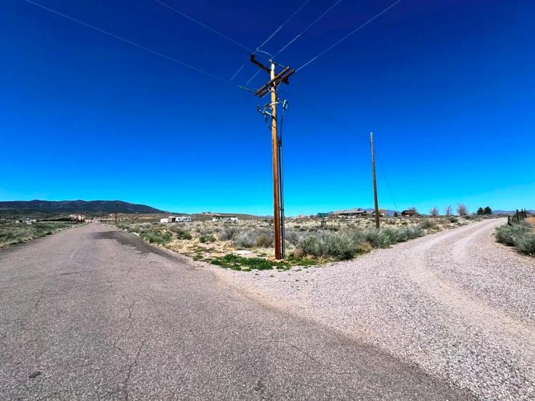 Over One Acre Corner Lot with Power - Paved Rd - Surveyed - Pioche/Caliente