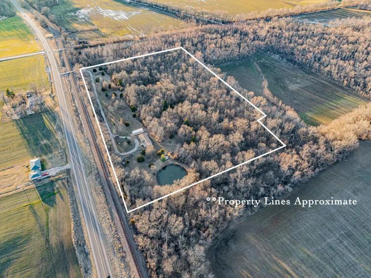 Newly built home with 12 acres!