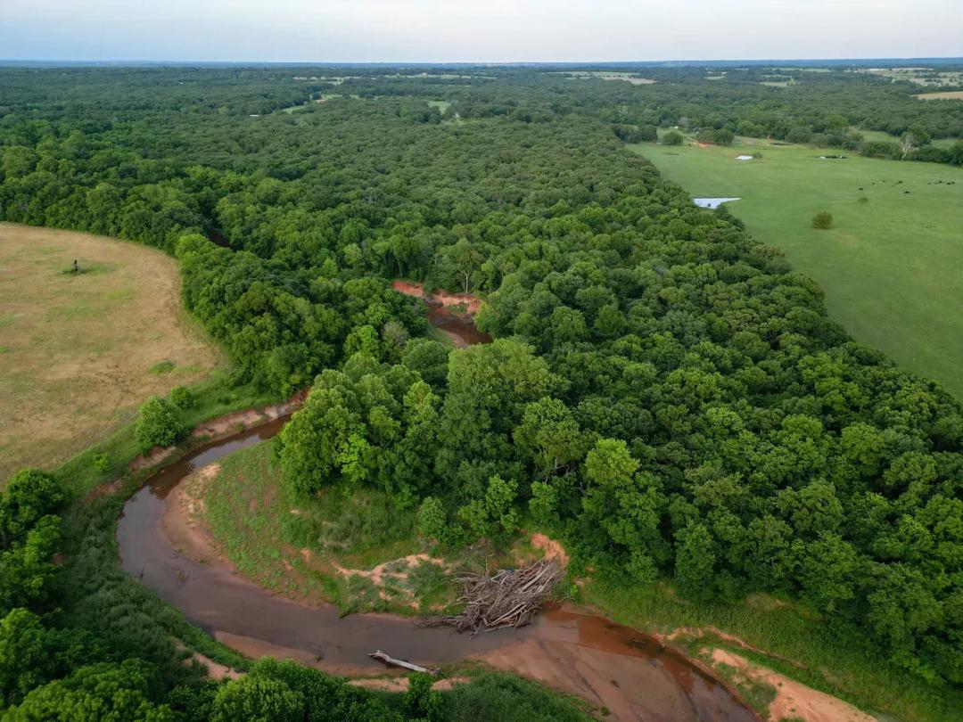 24± acres w/ live creek 15 minutes from town