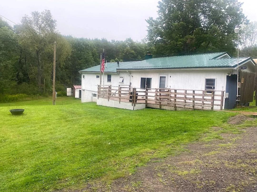 Country Home with Outbuildings, Pond and Stream on 3 acres in Wellsville NY 1884 County Road 18