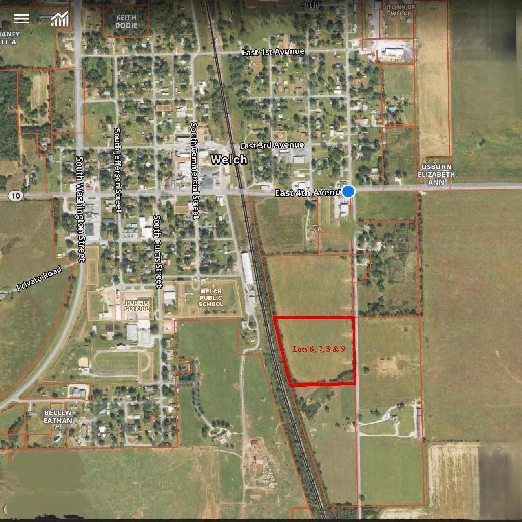 4 DEVELOPMENT LOTS, $32,900 Each - 1/4 MILE FROM WELCH, OK 74369